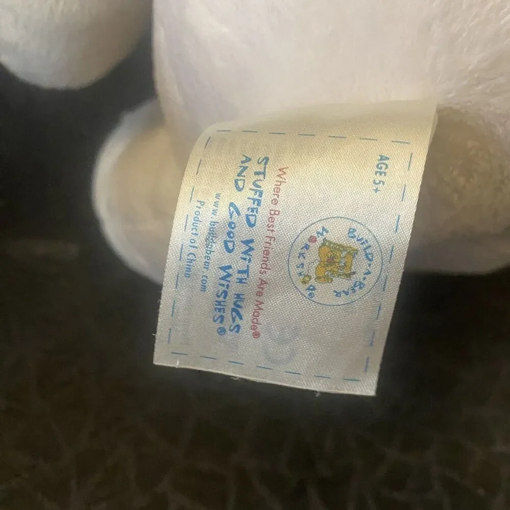 Vintage Build-A-Bear Hello Kitty Plush Sanrio 2009 Retired White Stuffed Animal